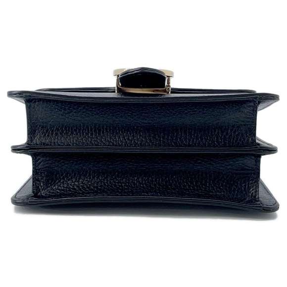 Gucci Chain GG Bag Shoulder Black Interlocking - Picture 3 of 8